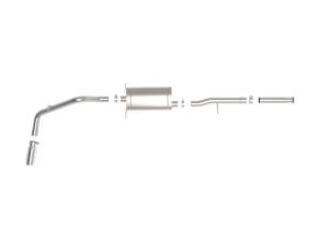 Afe - Advance Flow Engineering - 49-44136-P | AFE Power Apollo GT Series 3 IN 409 Stainless Steel Cat-Back Exhaust System w/ Polish Tip (2009-2018 Silverado, Sierra 1500 V6-4.3L/V8-4.8/5.3L) - Image 2