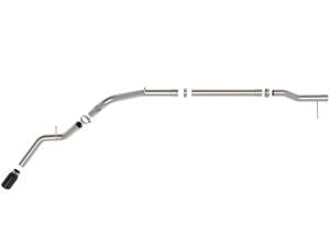 Afe - Advance Flow Engineering - 49-44144-B | AFE Power Large Bore-HD 3 IN 409 Stainless Steel DPF-Back Exhaust System w/Black Tip (2023-2025 Silverado, Sierra 1500 L6-3.0L td) - Image 2