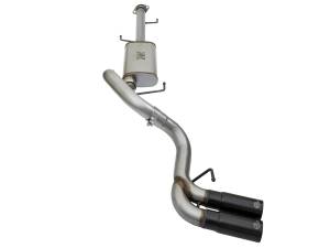 Afe - Advance Flow Engineering - 49-46030-B | AFE Power Rebel Series 3 IN Cat-Back Exhaust System w/ Mid-Side Exit Black Tips (2007-2018 FJ Cruiser V6-4.0L) - Image 3