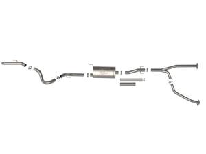 Afe - Advance Flow Engineering - 49-46062 | AFE Power Apollo GT Series 2-1/2 IN to 3 IN 409 SS Cat-Back Hi-Tuck Exhaust System (2022-2024 Tundra V6-3.4L tt) - Image 2