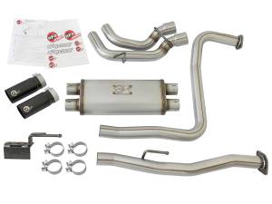 Afe - Advance Flow Engineering - 49-46124-B | AFE Power Rebel Series 3 IN 409 Stainless Steel Cat-Back Exhaust System w/Black Tips (2004-2015 Titan V8-5.6L) - Image 2