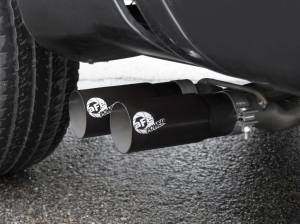 Afe - Advance Flow Engineering - 49-46124-B | AFE Power Rebel Series 3 IN 409 Stainless Steel Cat-Back Exhaust System w/Black Tips (2004-2015 Titan V8-5.6L) - Image 8