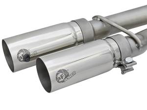 Afe - Advance Flow Engineering - 49-46124-P | AFE Power Rebel Series 3 IN 409 Stainless Steel Cat-Back Exhaust System w/Polished Tip (2004-2015 Titan V8-5.6L) - Image 4