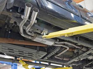 Afe - Advance Flow Engineering - 49-46124-P | AFE Power Rebel Series 3 IN 409 Stainless Steel Cat-Back Exhaust System w/Polished Tip (2004-2015 Titan V8-5.6L) - Image 7