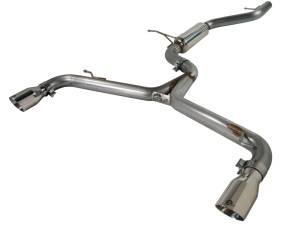 Afe - Advance Flow Engineering - 49-46405 | AFE Power MACH Force-Xp 2-1/2 IN 409 Stainless Steel Cat-Back Exhaust System (2010-2014 GTI MKVI L4-2.0L t) - Image 2