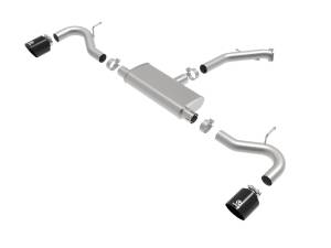 Afe - Advance Flow Engineering - 49-47016-B | AFE Power Takeda 2-1/2 IN 409 Stainless Steel Axle-Back Exhaust w/ Black Tips (2018-2020 Elantra GT L4-1.6L t) - Image 2