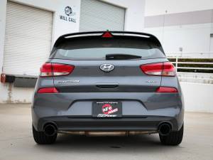 Afe - Advance Flow Engineering - 49-47016-L | AFE Power Takeda 2-1/2 IN 409 Stainless Steel Axle-Back Exhaust w/ Blue Flame Tips (2018-2020 Elantra GT L4-1.6L t) - Image 4
