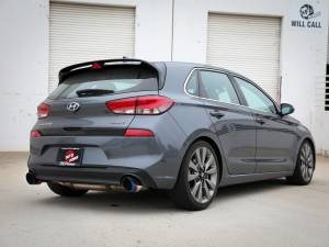 Afe - Advance Flow Engineering - 49-47016-L | AFE Power Takeda 2-1/2 IN 409 Stainless Steel Axle-Back Exhaust w/ Blue Flame Tips (2018-2020 Elantra GT L4-1.6L t) - Image 5