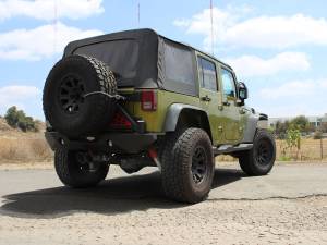 Afe - Advance Flow Engineering - 49-48054-B | AFE Power Rebel Series 2-1/2 IN 409 Stainless Steel Cat-Back Exhaust System w/Black Tip (2007-2018 Wrangler JK V6-3.6L/3.8L) - Image 5