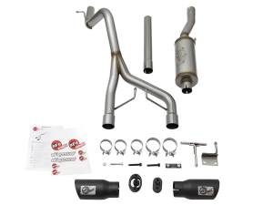 Afe - Advance Flow Engineering - 49-48056-B | AFE Power Rebel Series 2-1/2 IN 409 Stainless Steel Cat-Back Exhaust System w/Black Tip (2007-2018 Wrangler JK V6-3.6L/3.8L) - Image 2
