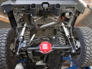 Afe - Advance Flow Engineering - 49-48056-B | AFE Power Rebel Series 2-1/2 IN 409 Stainless Steel Cat-Back Exhaust System w/Black Tip (2007-2018 Wrangler JK V6-3.6L/3.8L) - Image 8
