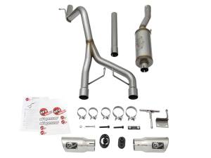 Afe - Advance Flow Engineering - 49-48056-P | AFE Power Rebel Series 2-1/2 IN 409 Stainless Steel Cat-Back Exhaust System w/Polished Tip (2007-2018 Wrangler JK V6-3.6L/3.8L) - Image 2