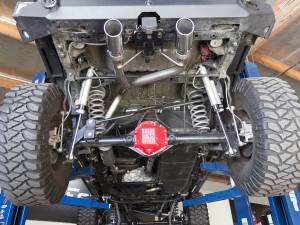 Afe - Advance Flow Engineering - 49-48056-P | AFE Power Rebel Series 2-1/2 IN 409 Stainless Steel Cat-Back Exhaust System w/Polished Tip (2007-2018 Wrangler JK V6-3.6L/3.8L) - Image 8