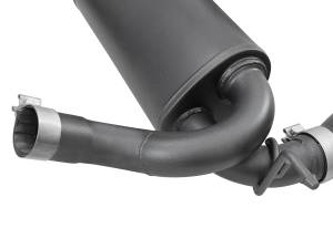 Afe - Advance Flow Engineering - 49-48061-B | AFE Power Rebel Series 2-1/2 IN 409 Stainless Steel Axle-Back Exhaust System w/ Black Tips (2007-2018 Wrangler JK V6-3.6L/3.8L) - Image 4