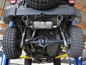 Afe - Advance Flow Engineering - 49-48061-P | AFE Power Rebel Series 2-1/2 IN 409 Stainless Steel Axle-Back Exhaust w/ Polished Tips (2007-2018 Wrangler JK V6-3.6L/3.8L) - Image 5