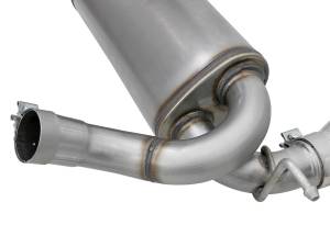 Afe - Advance Flow Engineering - 49-48061-P | AFE Power Rebel Series 2-1/2 IN 409 Stainless Steel Axle-Back Exhaust w/ Polished Tips (2007-2018 Wrangler JK V6-3.6L/3.8L) - Image 4