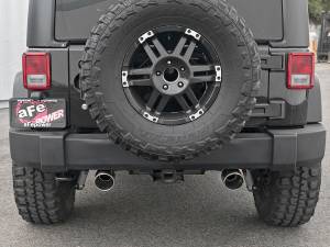 Afe - Advance Flow Engineering - 49-48062-P | AFE Power Rebel Series 2-1/2 IN 409 Stainless Steel Cat-Back Exhaust w/ Polished Tips (2007-2018 Wrangler JK V6-3.6L/3.8L) - Image 7
