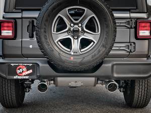 Afe - Advance Flow Engineering - 49-48066-P | AFE Power Rebel Series 2-1/2 IN 409 Stainless Steel Cat-Back Exhaust w/ Polished Tips (2018-2024 Wrangler JL V6-3.6L) - Image 6