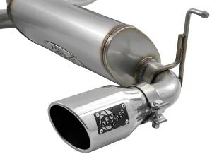 Afe - Advance Flow Engineering - 49-48066-P | AFE Power Rebel Series 2-1/2 IN 409 Stainless Steel Cat-Back Exhaust w/ Polished Tips (2018-2024 Wrangler JL V6-3.6L) - Image 4