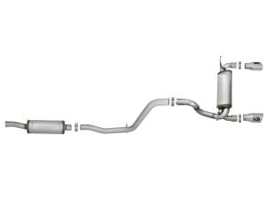 Afe - Advance Flow Engineering - 49-48066-P | AFE Power Rebel Series 2-1/2 IN 409 Stainless Steel Cat-Back Exhaust w/ Polished Tips (2018-2024 Wrangler JL V6-3.6L) - Image 2
