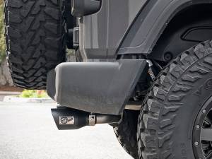 Afe - Advance Flow Engineering - 49-48067-B | AFE Power Rebel Series 2-1/2 IN 409 Stainless Steel Axle-Back Exhaust System w/ Black Tips (2018-2024 Wrangler JL L4-2.0Lt / V6-3.6L) - Image 8