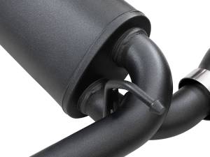 Afe - Advance Flow Engineering - 49-48067-B | AFE Power Rebel Series 2-1/2 IN 409 Stainless Steel Axle-Back Exhaust System w/ Black Tips (2018-2024 Wrangler JL L4-2.0Lt / V6-3.6L) - Image 5