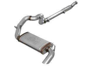 49-48079 | AFE Power MACH Force-Xp 3 IN 409 Stainless Steel Cat-Back Hi-Tuck Exhaust System (2018-2024 Wrangler JL L4-2.0Lt)