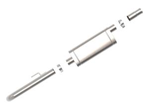 Afe - Advance Flow Engineering - 49-48082 | AFE Power ROCK BASHER 3 IN 409 Stainless Steel Cat-Back Exhaust System (2020-2024 Gladiator JT V6-3.6L) - Image 2