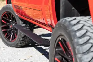 Rough Country - PSR51518 | Rough Country Power Retractable Running Boards With LED Lights (2014-2018 Silverado, Sierra 1500 2WD/4WD | 2015-2019 Silverado, Sierra 2500 HD, 3500 HD 2WD/4WD | Crew Cab) - Image 1