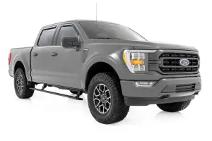 PSR71520 | Rough Country Power Retractable Running Boards For Ford F-150 / Lighting / F-250 Super Duty / F-350 Super Duty / Raptor | Crew Cab