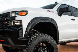 Rough Country - A-C12211-GAZ | Rough Country Defender Fender Flares For Chevrolet Silverado 1500 2/4WD | Summit White - Image 5