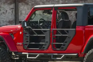 Rough Country - 10617 | Rough Country Tubular Doors Jeep Gladiator JT / Wrangler JL / Wrangler Unlimited JL 4WD | Front - Image 10