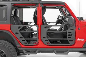 Rough Country - 10618 | Rough Country Tubular Doors For Jeep Gladiator JT / Wrangler Unlimited JL 4WD | Rear - Image 2