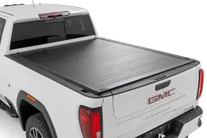 50120651 | Rough Country Hard Roll Up Bed Cover For Chevrolet Silverado / GMC Sierra 2500 HD & 3500 HD | 6' 9" Bed