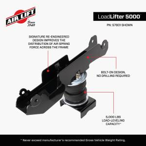Air Lift Company - 57812 | Air Lift LoadLifter 5000 Air Spring Kit (2019-2025 Sprinter 2500 4WD | 144" Wheelbase) - Image 4