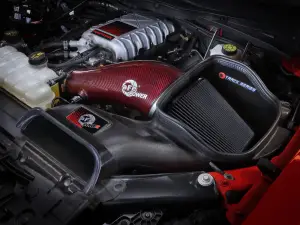 Afe - Advance Flow Engineering - 57-10030KR | AFE Power Track Series Red Kevlar Carbon Fiber Cold Air Intake System With Black Pro 5R Filter For Ford F-150 Raptor R V8 5.2L (2023-2024) - Image 3