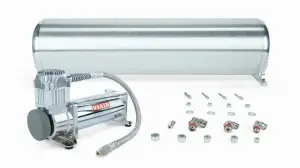 27763 | Air Lift Performance 24" FLO Tank w/ Viair 444c Compressor, 1/4" & 3/8" fittings and tank mounting hardware