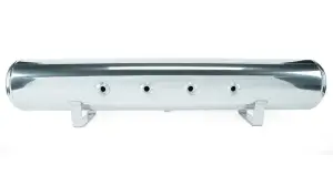 27804 | Air Lift Performance 5 Gal. Polished Tank w/ Viair 444c chrome compressor, 1/4" & 3/8" fittings & tank mounting hardware