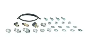 Air Lift Performance - 27807 | Air Lift Performance 4 Gal. 7-Port Polished Tank w/ Viair 444c black compressor, 1/4" & 3/8" fittings & tank mounting hardware - Image 4