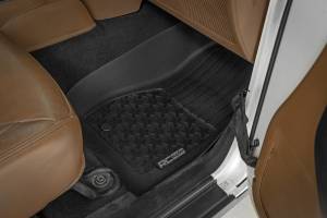 Rough Country - FF-61412 | Rough Country Flex Fit Floor Mats For Jeep Wrangler Unlimited 4WD (2014-2018) | Front & Second Row, 4 Door - Image 3