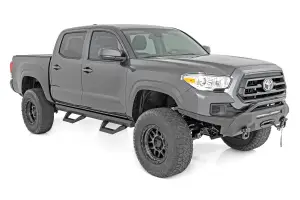 Rough Country - 73004 | Rough Country SRX2 Adjustable Aluminum Steps Double Cab | Toyota Tacoma 2WD/4WD (2024-2025) - Image 4