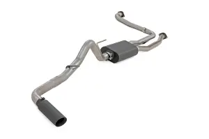 96122 | Rough Country Performance Cat Back Exhaust System, Stainless, 3.8L For Nissan Frontier