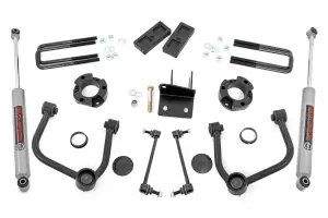 51144 | Rough Country 3.5 Inch Lift Kit For Ford Ranger 4WD | Front Strut Spacers, Rear N3 Shocks