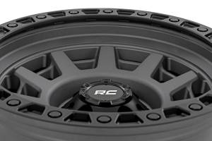 Rough Country - 85150814 | Rough Country 85 Series Wheel | One-Piece / Simulated Beadlock / Gunmetal Gray/Black / 15X8 / 5x5.5 / -19mm - Image 7