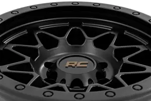Rough Country - 78170912B | Rough Country 78 Series Wheel | Simulated Beadlock / Black / 17x8.5 / 6x5.5 / 0mm - Image 5