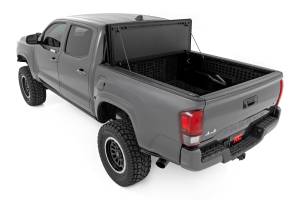 Rough Country - 49415500 | Rough Country Hard Tri Fold Flip Up Bed Cover For Toyota Tacoma (2005-2015) | 5 Feet Bed - Image 6