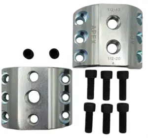 Apex Chassis - DC1.75-Z | Apex Chassis Steering Stabilizer Clamp | Universal, Silver Zinc, 1.75 Inch ID - Image 3
