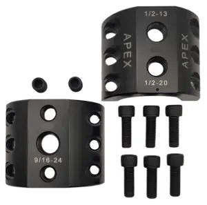 Apex Chassis - DC164 | Apex Chassis Stabilizer Clamp 1.75 Inch ID, Carli 1/2 Inch 13 TPI And Standard 1/2 Inch 20 TPI | Universal, Black - Image 3