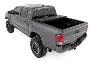 Rough Country - 49415600 | Rough Country Hard Tri Fold Flip Up Bed Cover For Toyota Tacoma | 6' Bed - Image 5