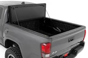 Rough Country - 49415600 | Rough Country Hard Tri Fold Flip Up Bed Cover For Toyota Tacoma | 6' Bed - Image 2